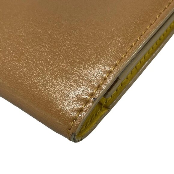 Auth FENDI - 8M0217 Brown Leather Business Card Holder - Picture 13 of 13